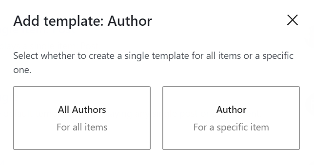 add template author wordpress 6.1